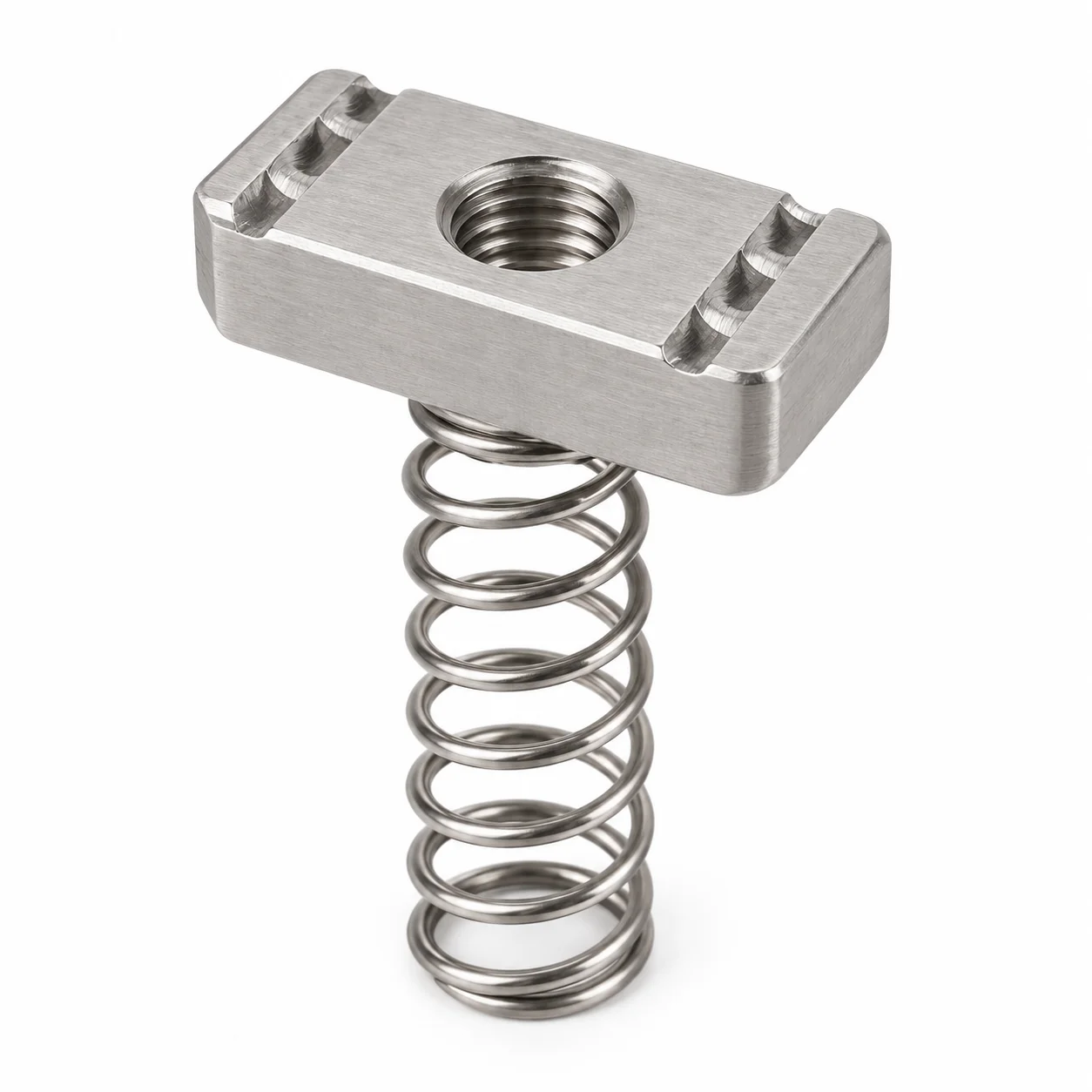 Dado scivolante inox con molla
