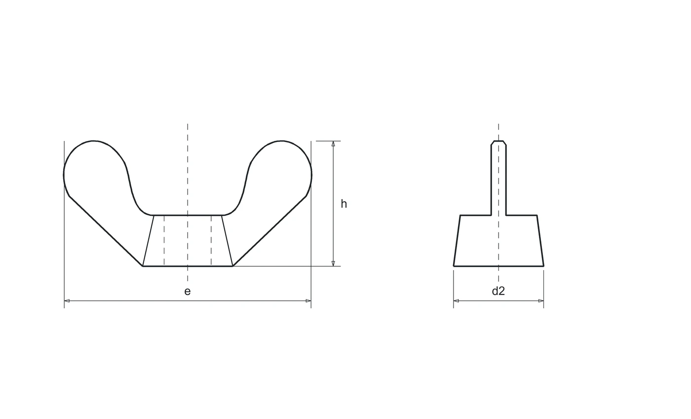 Disegno tecnico DIN 315