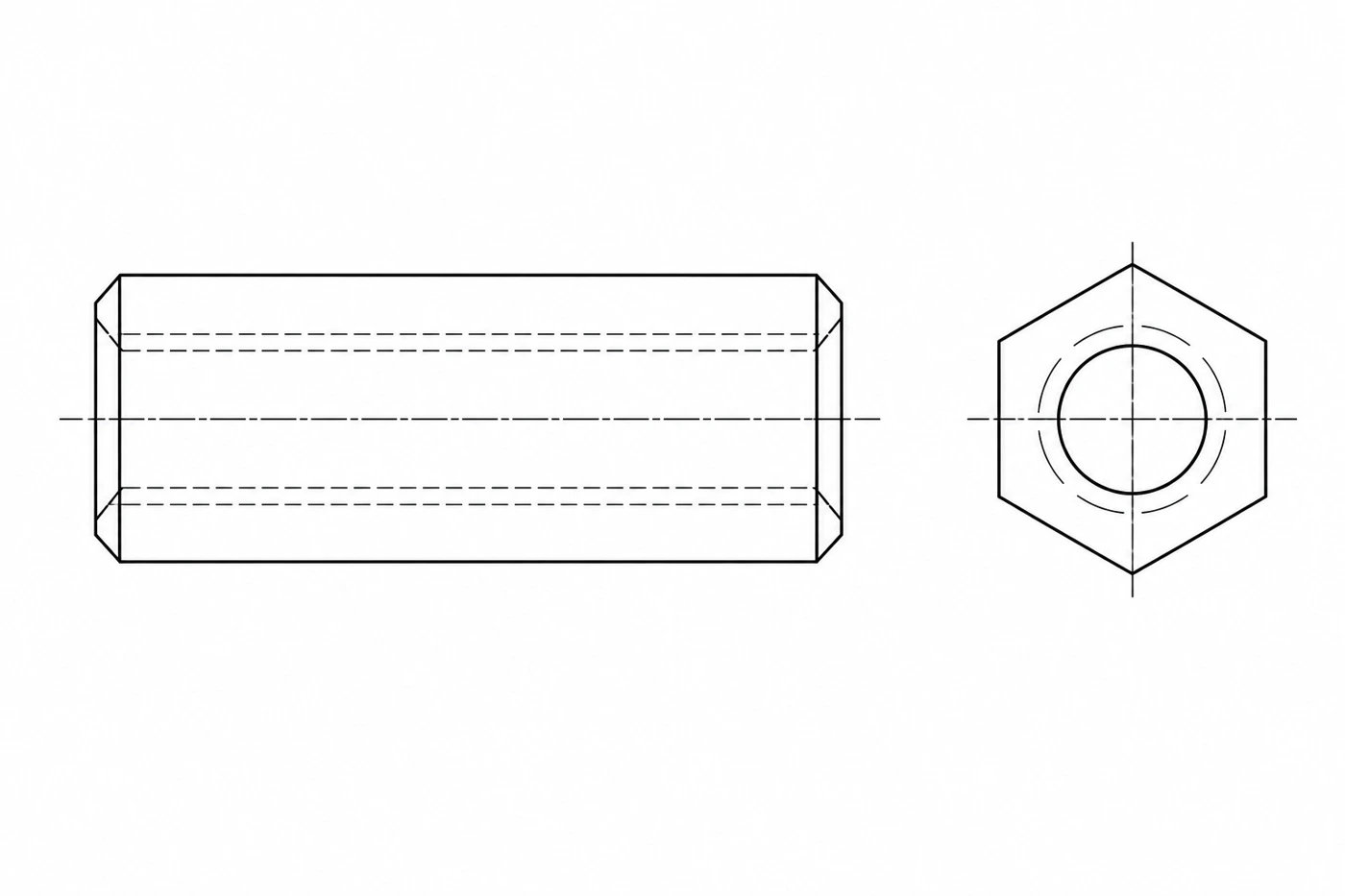 Disegno tecnico DIN 6334