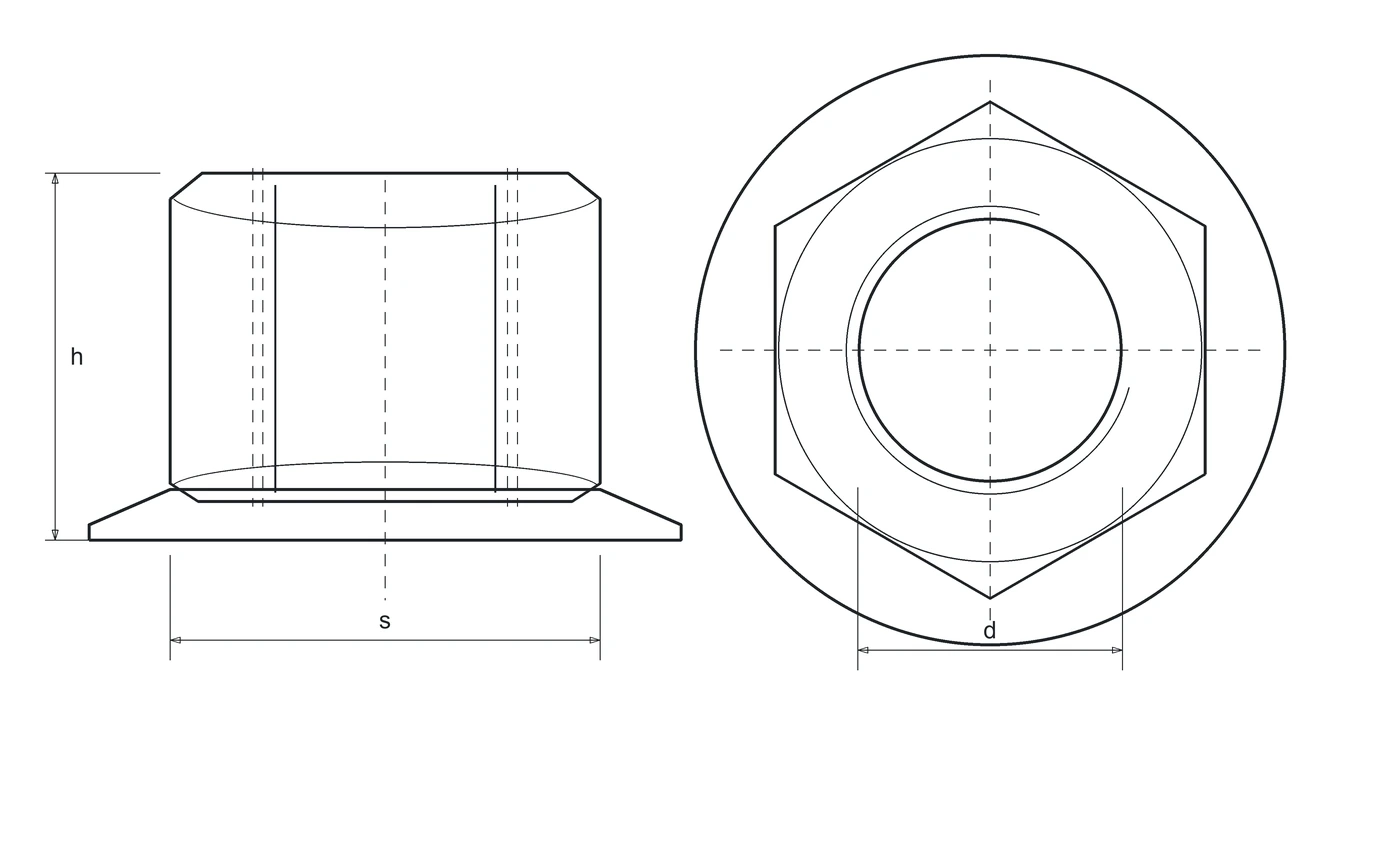 Disegno tecnico DIN 6927