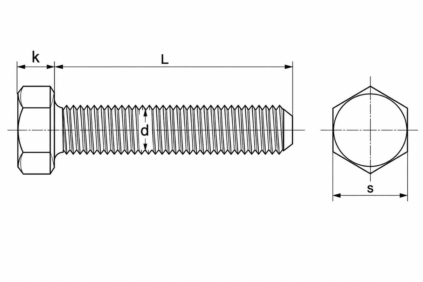 Disegno tecnico ISO 4017
