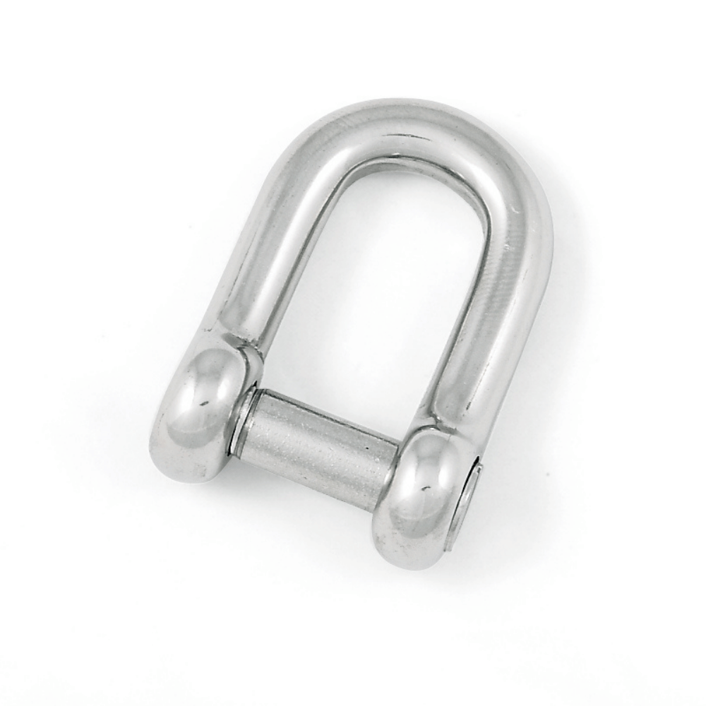 Recessed-pin shackles