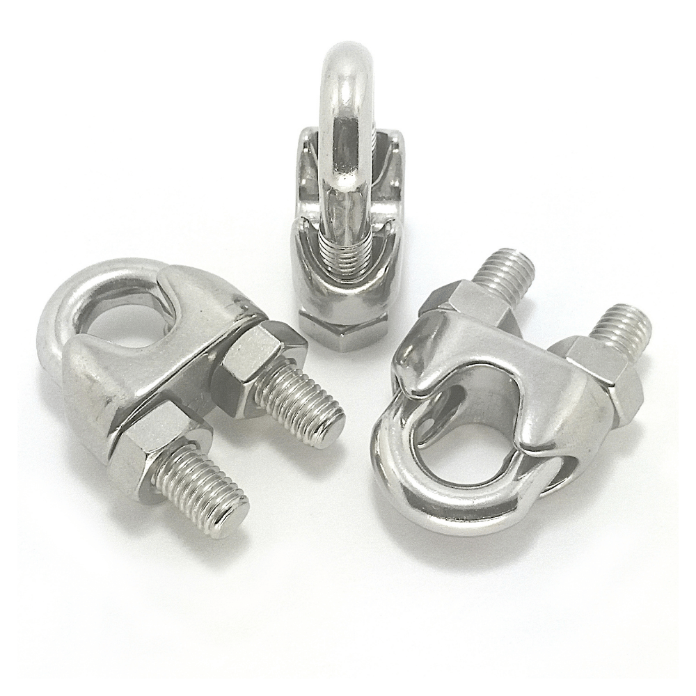 U-bolt wire rope grips
