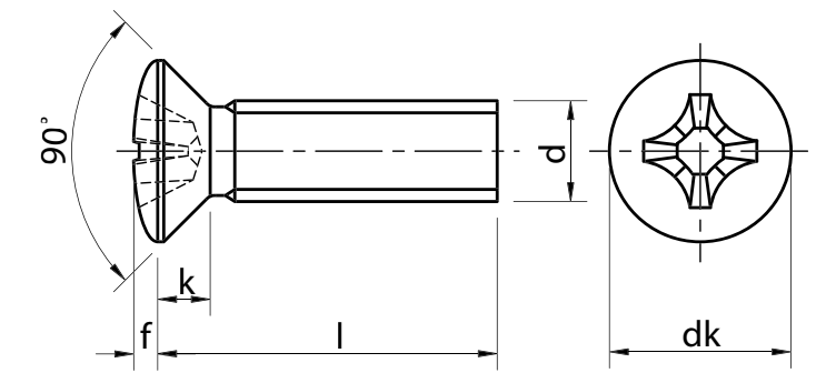 DIN 966 / ISO 7047 / UNI 7689