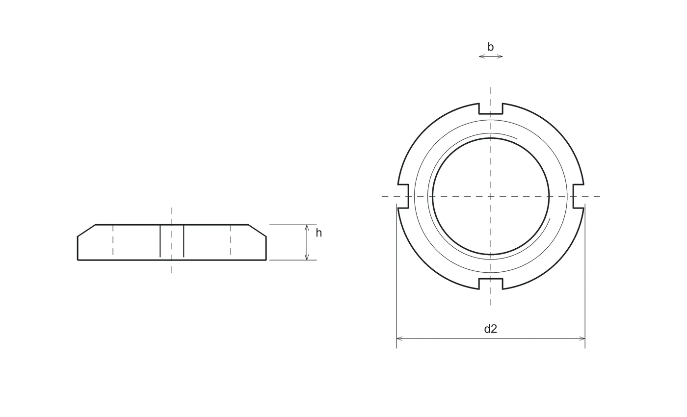 Technical drawing DIN 981