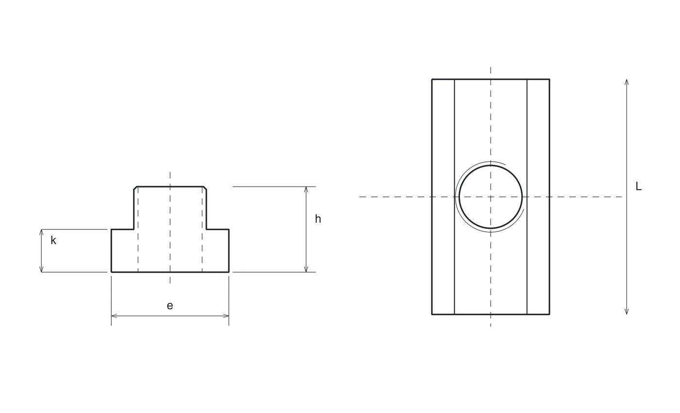 Technical drawing Similar to DIN 508