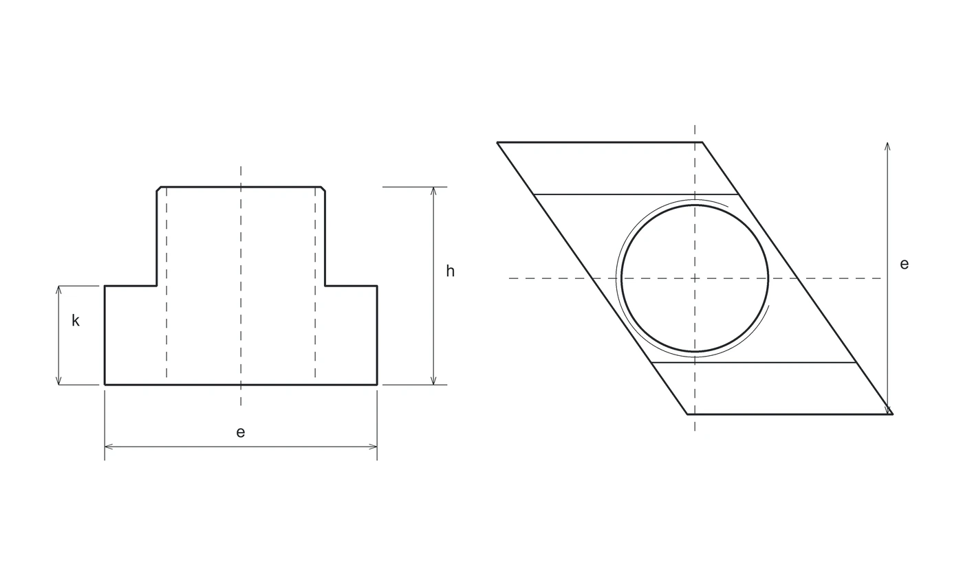 Technical drawing Similar to DIN 508