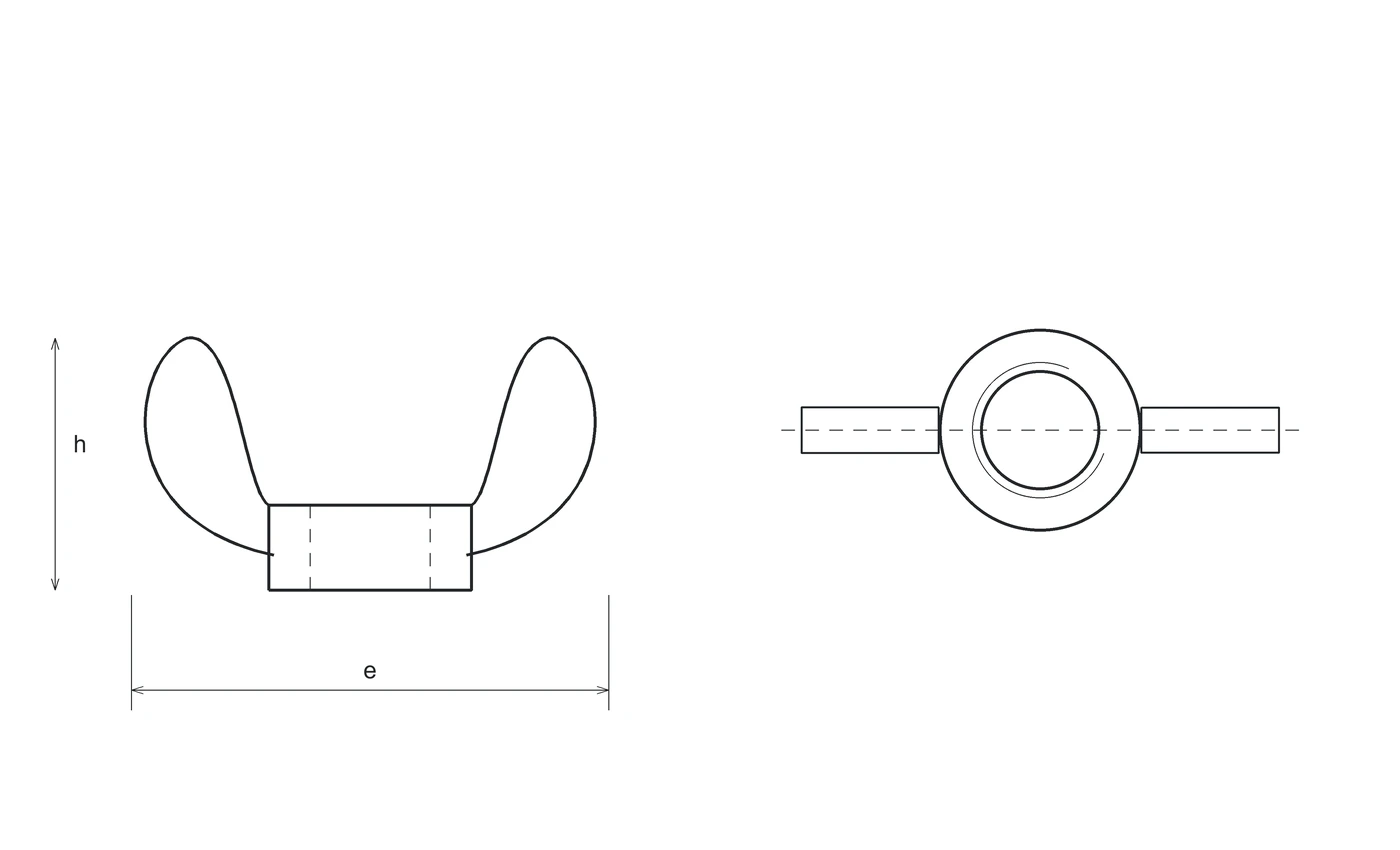 Disegno tecnico Simil UNI 5448 A