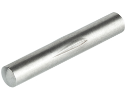 Third-length centre-grooved pin