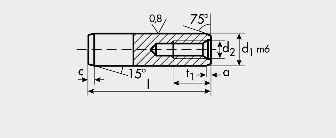 DIN 7979 C / ISO 8733 / ex UNI 6364 B
