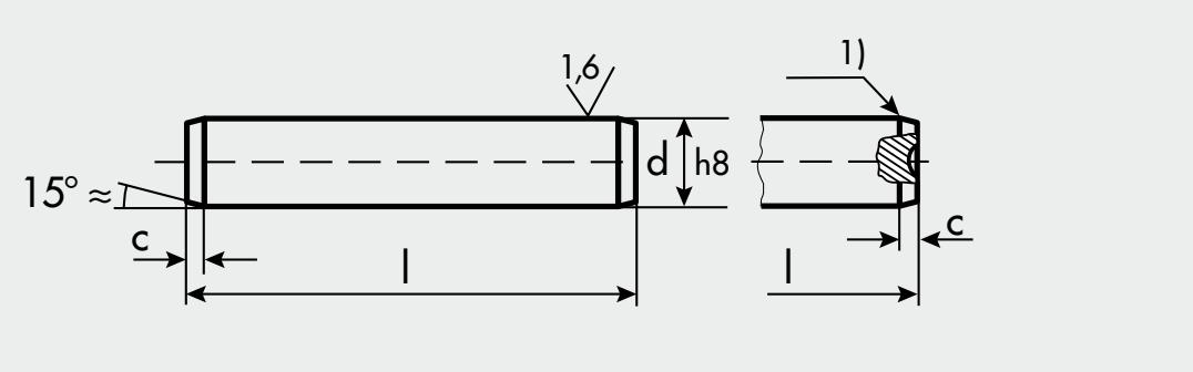 ISO 2338 / ex UNI 1707