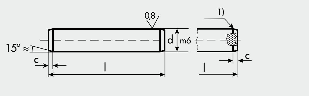 ISO 2338 / ex UNI 1707