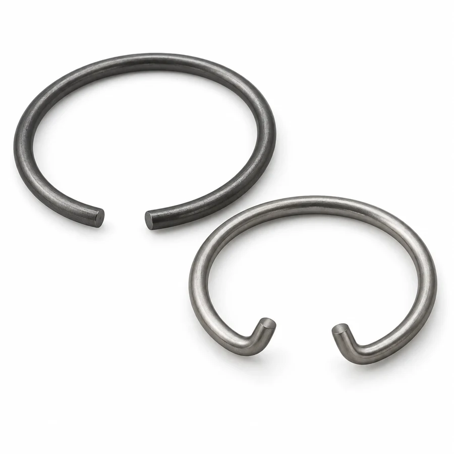 Wire retaining rings
