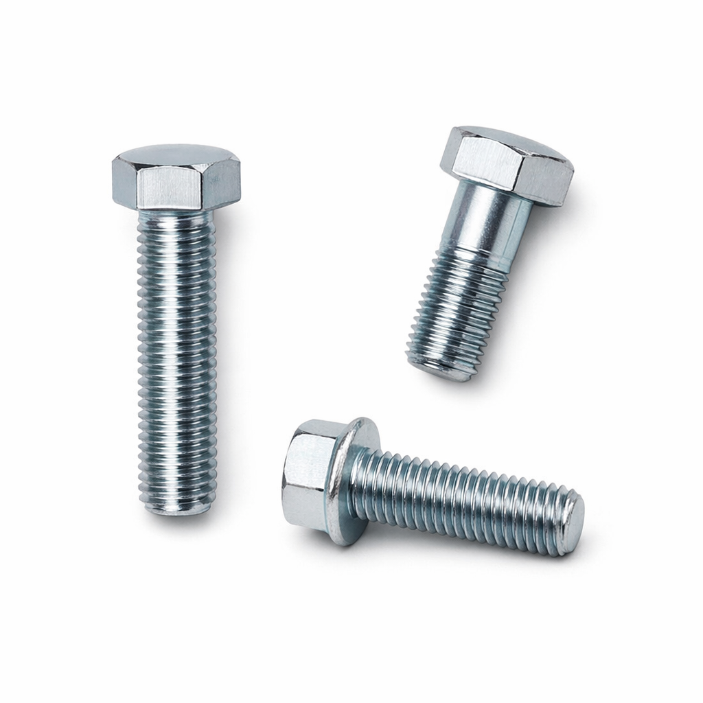 hex head bolts standard fasteners DIN ISO industrial