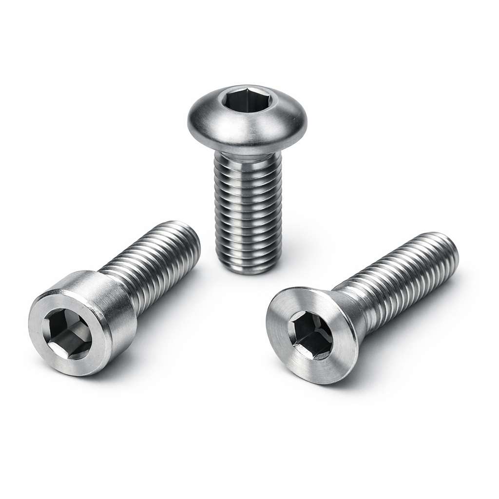 hex socket screws standard fasteners DIN ISO industrial