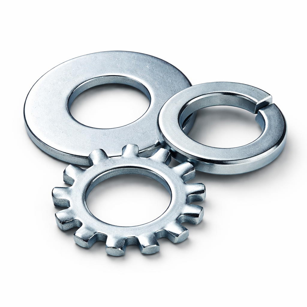 flat washer spring washer lock washer