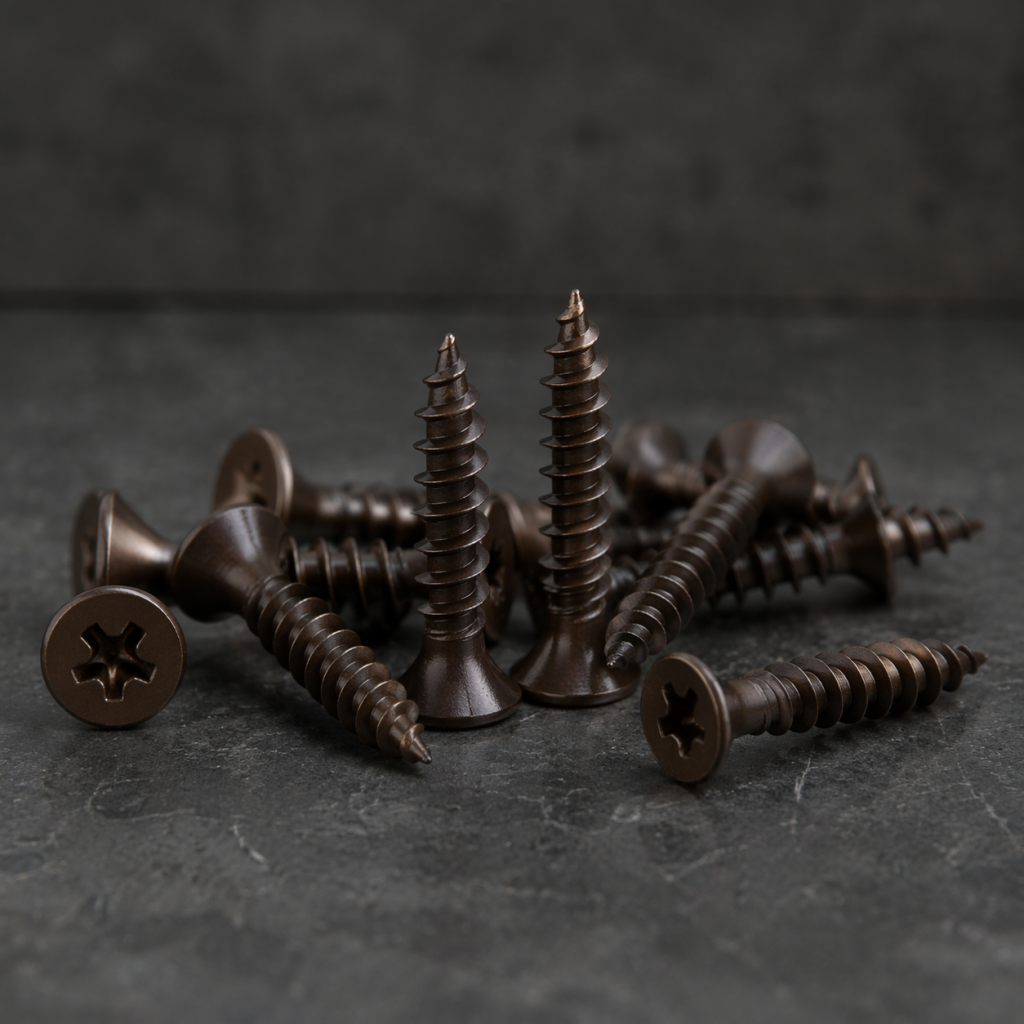 bronze finish industrial fasteners