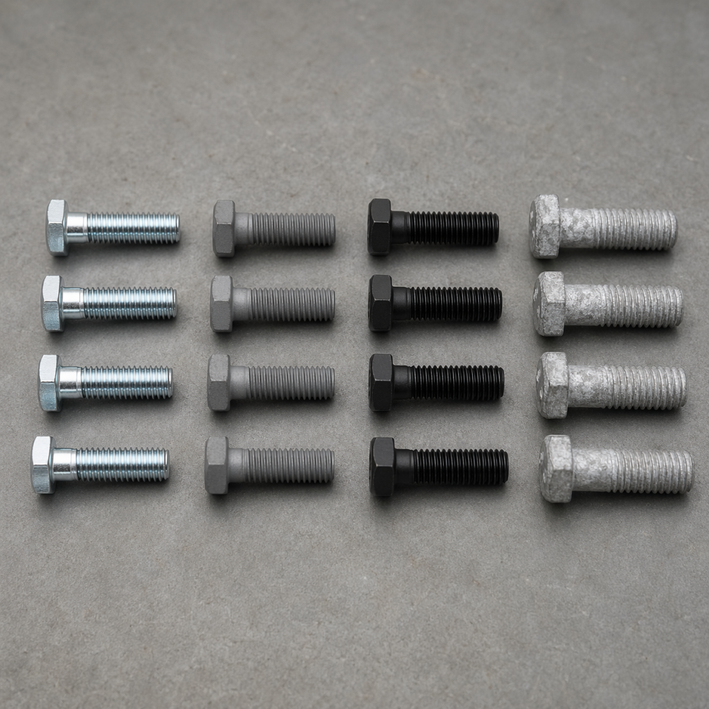 inc coated bolts corrosion protection industrial fasteners