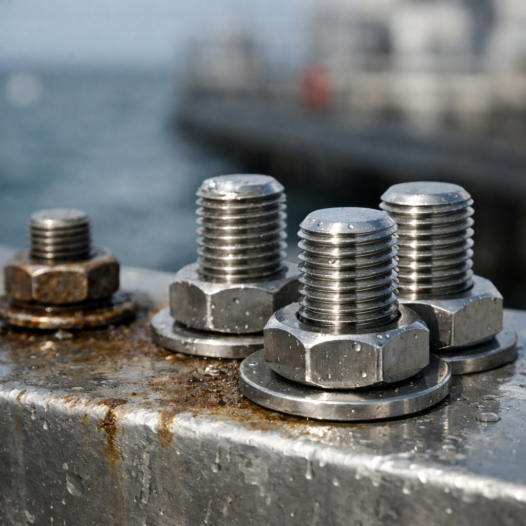 stainless steel fasteners performance in marine environment