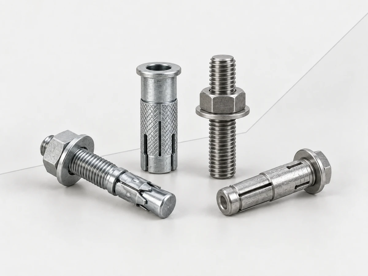 Mechanical anchors and industrial fixing components
